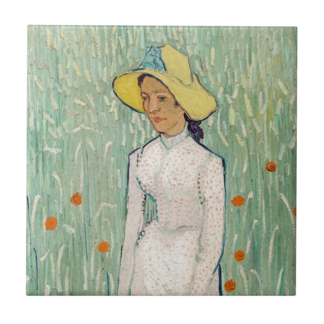 Vincent van Gogh - Menina de Branco (Frente)