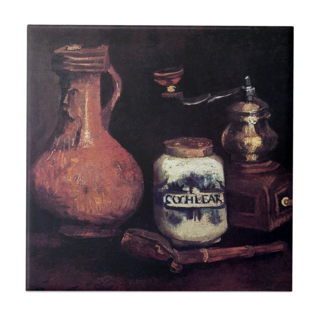 Vincent Van Gogh - Natureza Morta com Moinho de Ca (Frente)