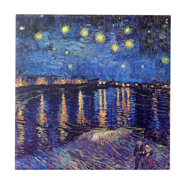 Vincent Van Gogh - Noite Estrelada Sobre O Rhone (Frente)