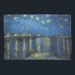 Vincent van Gogh - Noite Estrelada sobre o Ródano<br><div class="desc">Noite de Starry sobre o Rhone/Nuit etoilee sur le Rhone - Vincent van Gogh,  Oil on Canvas,  1888,  Arles</div>