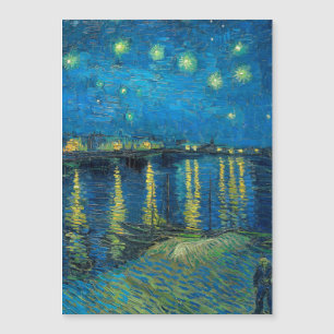 Vincent Van Gogh Noite Estrelada Sobre o Ródano