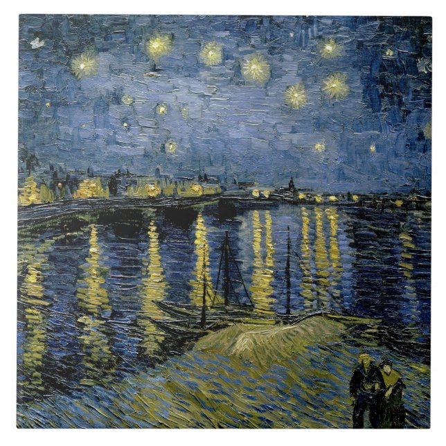 Vincent van Gogh - noite estrelado (Frente)