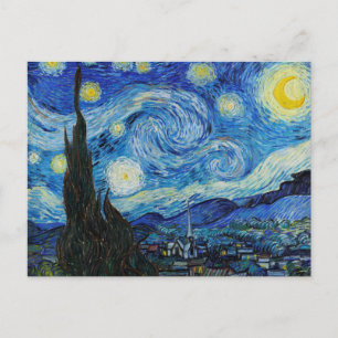Vincent van Gogh O Cartão Postal Da Noite Estrelad