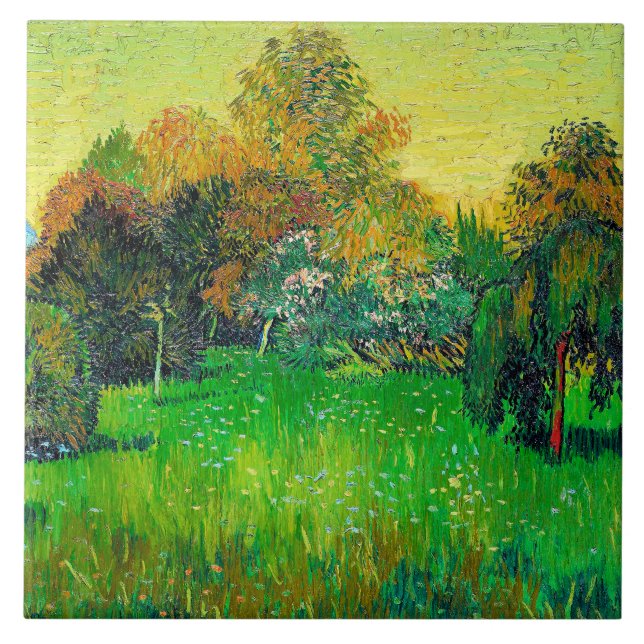 Vincent van Gogh, O Jardim do Poeta, (Frente)