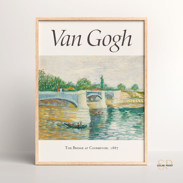 Vincent van Gogh O Sena com o Impressão Pont (Criador carregado)