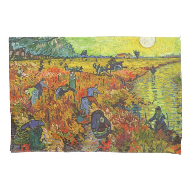 Vincent van Gogh - O Vineyard Vermelho (Frente)