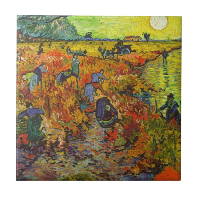 Vincent van Gogh - O Vinhedo Vermelho (Frente)