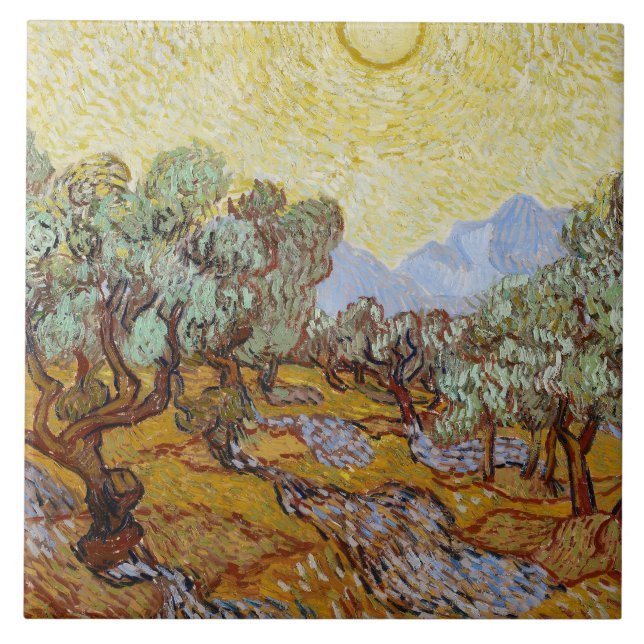 Vincent van Gogh - Oliveiras (Frente)