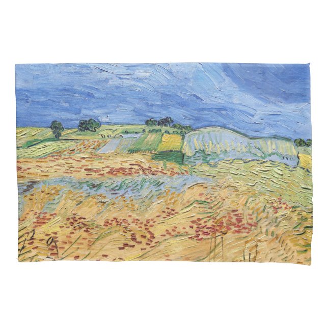Vincent van Gogh - Os campos / planície em Auvers (Frente)