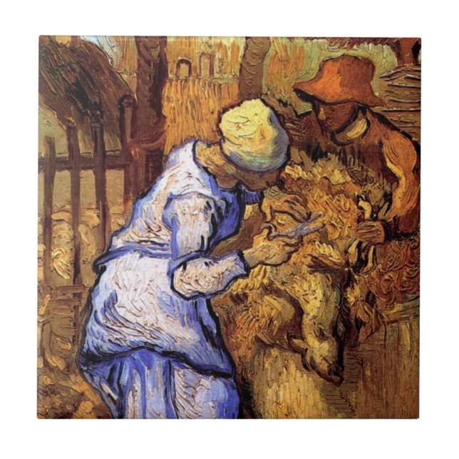 Vincent Van Gogh - Os Tosquiadores de Ovelhas - Ar (Frente)