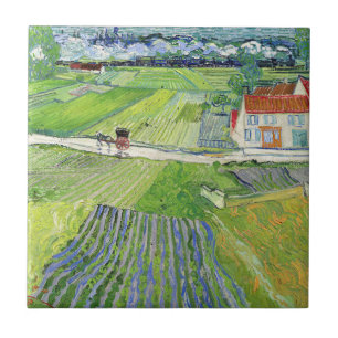 Vincent van Gogh - Paisagem com Carruagem e Trem