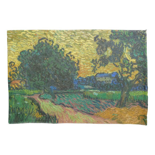 Vincent van Gogh - Paisagem em Twilight (Frente)