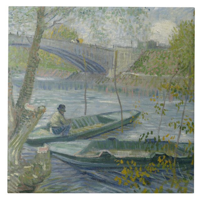 Vincent van Gogh - Pesca em Primavera, Pont de (Frente)