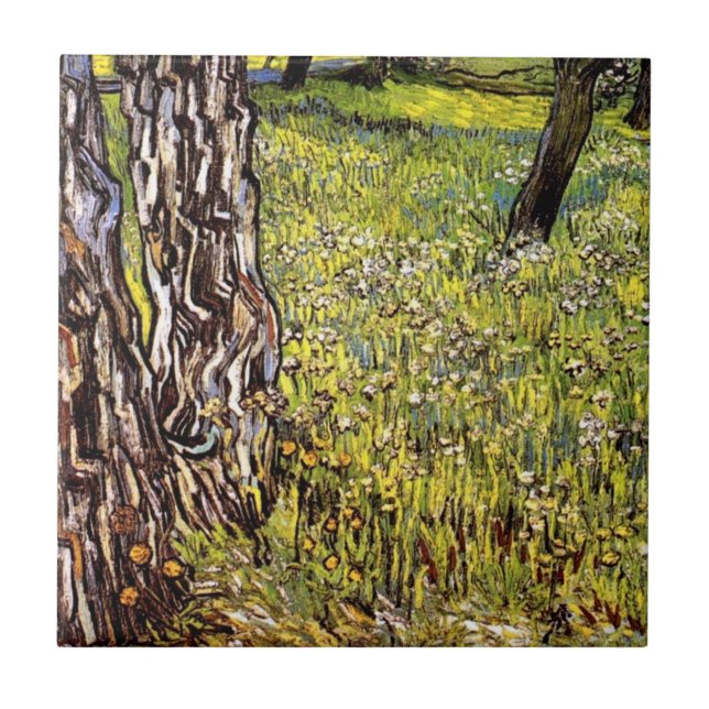 Vincent Van Gogh - Pinheiros e Dente-de-Leão (Frente)