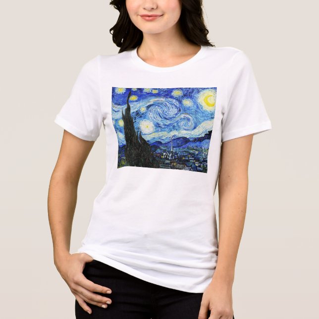 Vincent Van Gogh, pintura A Noite Estrelada (Frente)