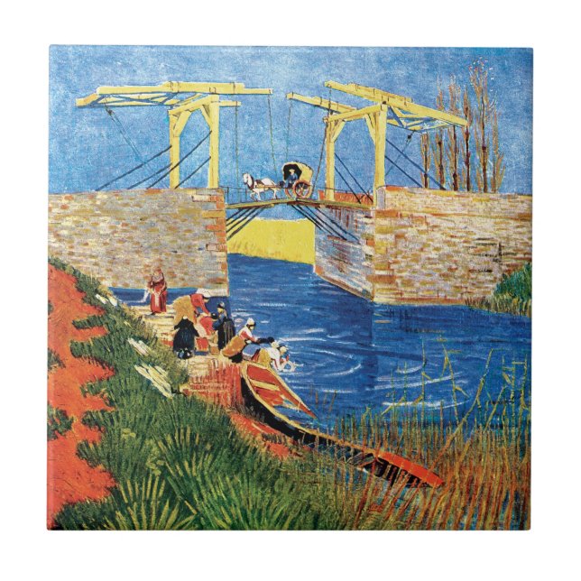 Vincent Van Gogh - Ponte Langlois Em Arles (Frente)