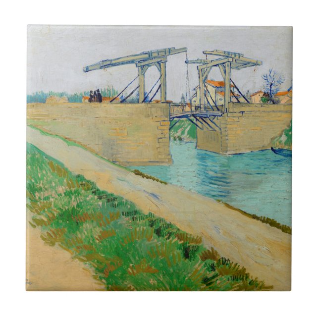 Vincent van Gogh - Ponte Langlois em Arles #2 (Frente)
