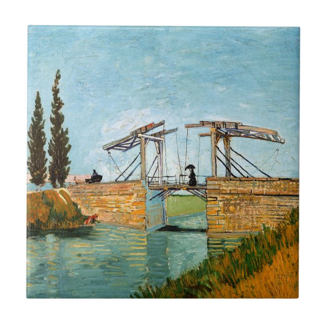 Vincent van Gogh - Ponte Langlois em Arles #3 (Frente)