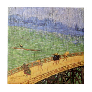 Vincent Van Gogh - Ponte Na Chuva Arte Japonesa