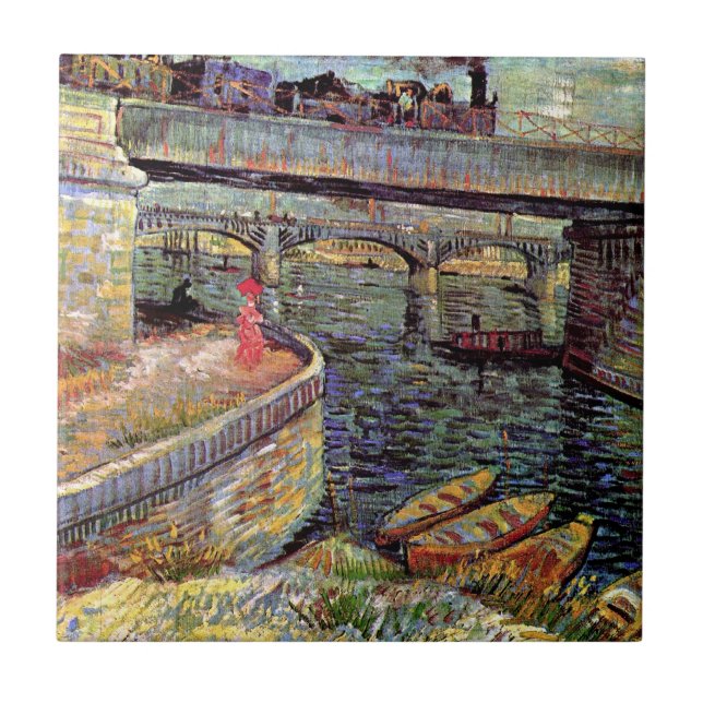 Vincent Van Gogh - Pontes Sobre o Sena (Frente)