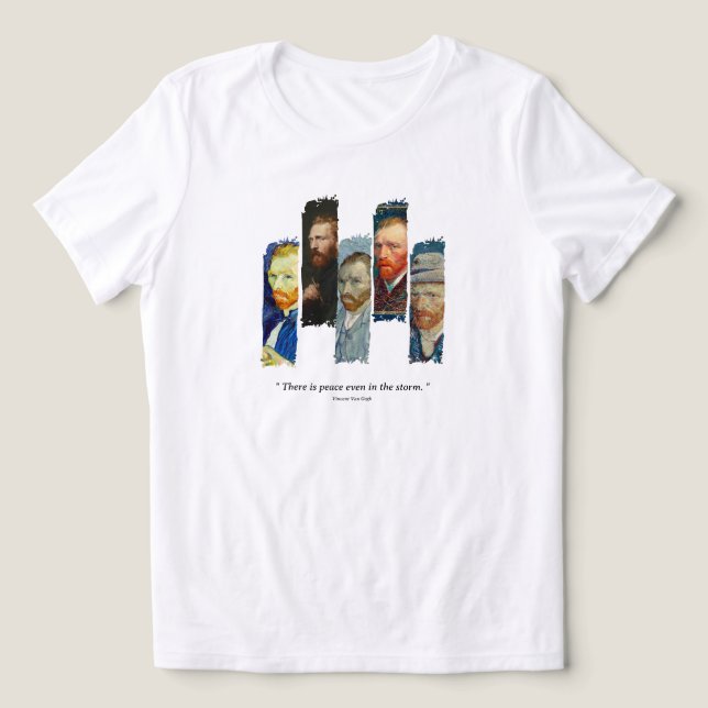 Vincent Van Gogh portrait and qoute  (Design frontal)