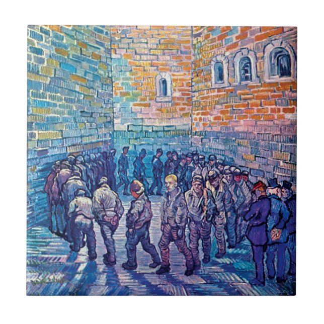 Vincent Van Gogh - Prisioneiros Exercitando-se ao  (Frente)