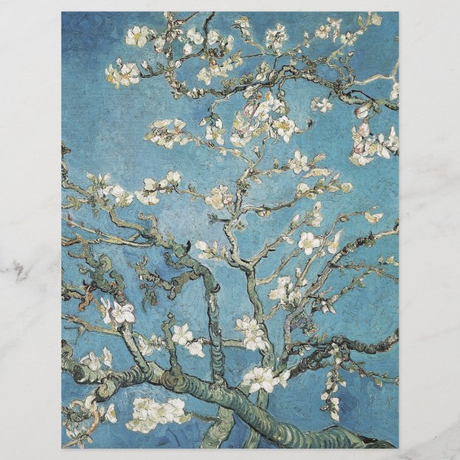 Vincent van Gogh | Ramos de amendoeira em flor, 18 (Frente)