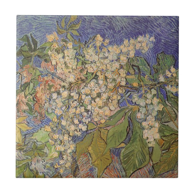 Vincent van Gogh - Ramos de Castanheira em Flor (Frente)
