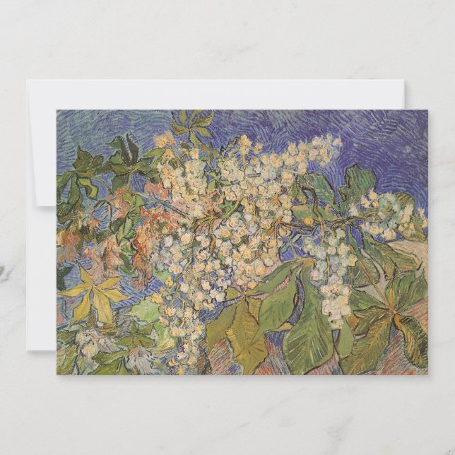 Vincent van Gogh - Ramos de Castanheira em Flor (Frente)