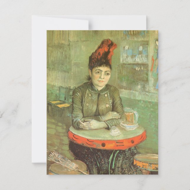 Vincent van Gogh - Retrato de Agostina Segatori (Frente)