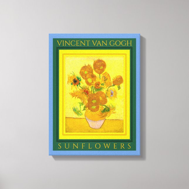 VINCENT VAN GOGH ...SFLOWERS Tela de impressão (Frente)