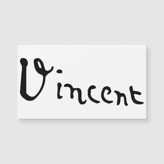Vincent Van Gogh Signature (Frente)