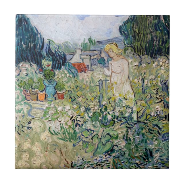 Vincent van Gogh - Srta. Gachet em seu jardim (Frente)