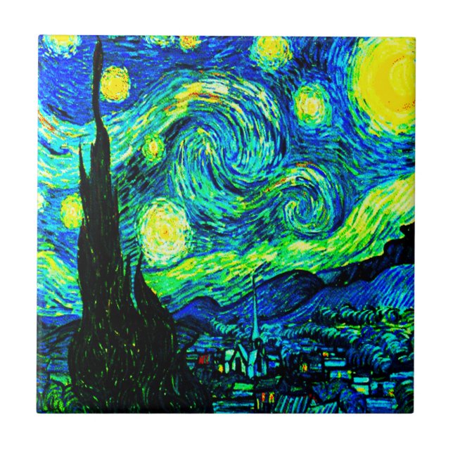 Vincent Van Gogh Starry Night Aprimorado (Frente)