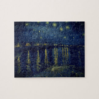 Vincent Van Gogh Starry Night no Quebra-cabeça Rho