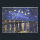 Vincent Van Gogh Starry Night Sobre O Ródano<br><div class="desc">Vincent Van Gogh Starry Night Over the Rhone Starry Night Over the Rhone (setembro de 1888) é uma das pinturas de Arles de Vincent van Gogh à noite em Arles. Foi pintado em um ponto na margem do Rio Rhone que era apenas uma caminhada de um ou dois minutos da...</div>