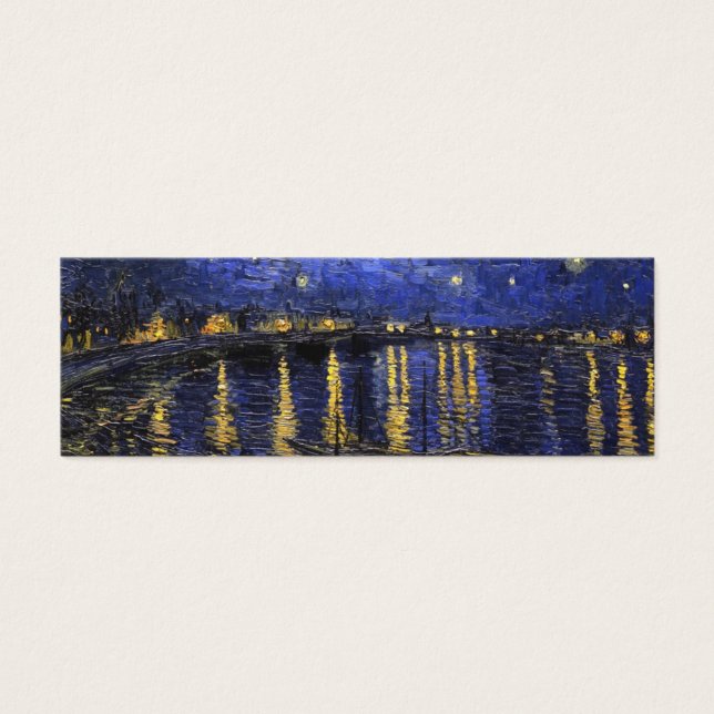 Vincent Van Gogh Starry Night Sobre O Ródano (Frente)