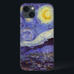 Vincent Van Gogh Starry Night Vintage Fine Art<br><div class="desc">Vincent van Gogh Starry Night Fine Art Painting Starry Night Starry Night é uma pintura do artista poste-impressionista holandês Vincent van Gogh. O céu azul à noite está cheio de nuvens, estrelas e uma lua crescente brilhante. A Noite Estrelada é a única noturna na série de visões da janela do...</div>