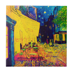 Vincent Van Gogh - Terraço do Café à Noite Pop Art