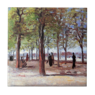 Vincent Van Gogh - Terraço no Jardim de Luxemburgo