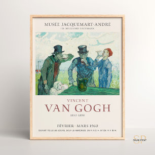 Vincent van Gogh The Drinkers Art Impressão Vintag