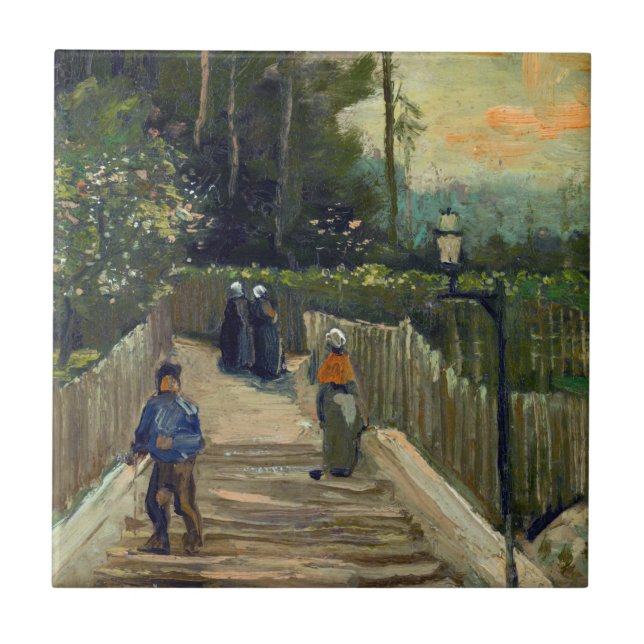 Vincent van Gogh - Traçado em Montmartre (Frente)