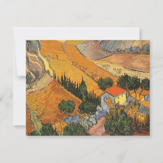 Vincent van Gogh - Vale com Lavrador (Frente)