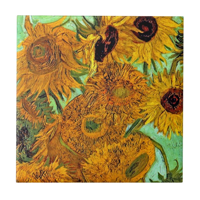 Vincent Van Gogh - Vase Com Doze Girassóis (Frente)