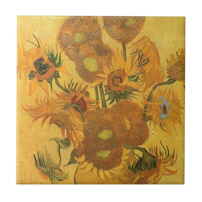 Vincent van Gogh - Vase com Quinze Girassóis (Frente)