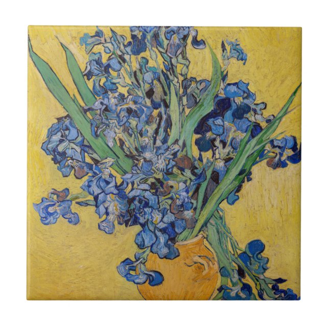 Vincent van Gogh - Vaso com Íris (Frente)