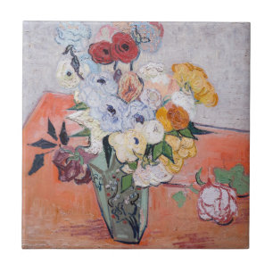 Vincent van Gogh - Vaso com Rosas & Anêmonas