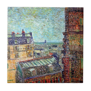 Vincent Van Gogh - Vista de Paris Pontilhismo Artí