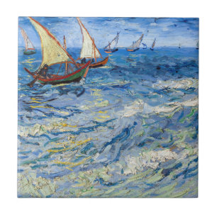 Vincent van Gogh - Vista marinha em Saintes-Maries