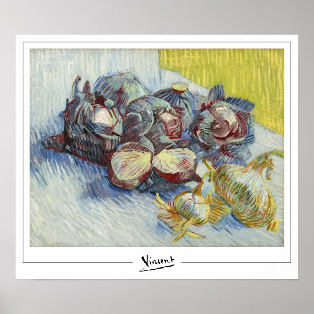 Vincent Van Gogh Zedign Art Poster #18-2 (Frente)